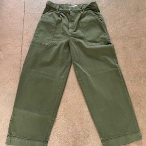 ZARA Cargo Trousers - Army Green, SS2021